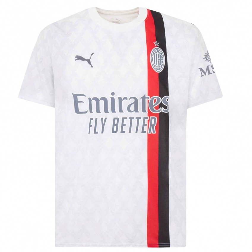Mænd Riccardo Martinelli #0 Hvid Udebane Spillertrøjer 2023/24 Trøje T-Shirt