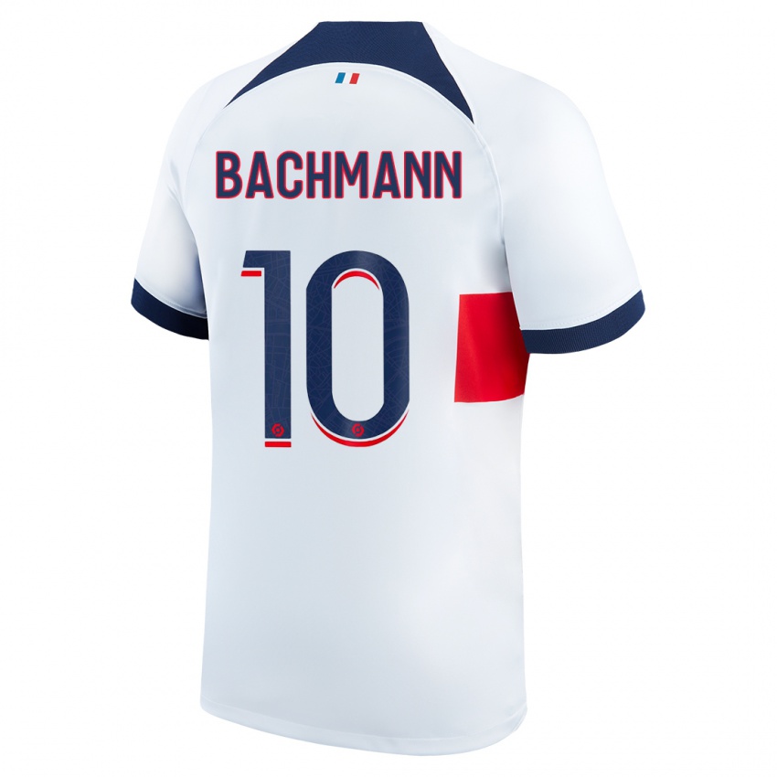 Mænd Ramona Bachmann #10 Hvid Udebane Spillertrøjer 2023/24 Trøje T-Shirt
