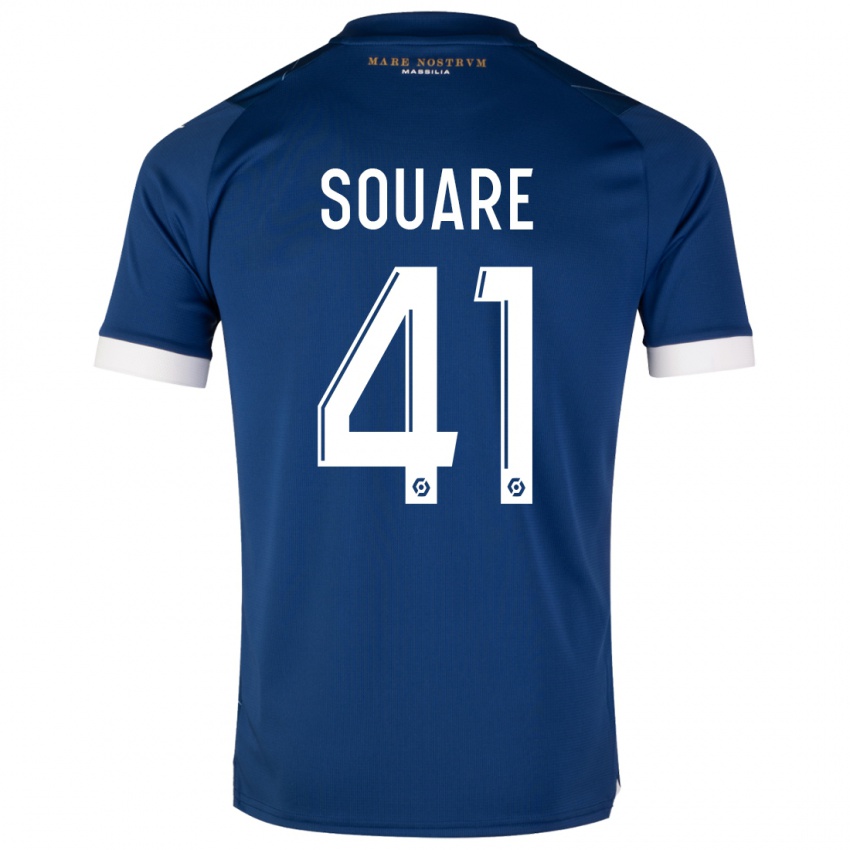 Mænd Cheick Souare #41 Mørkeblå Udebane Spillertrøjer 2023/24 Trøje T-Shirt