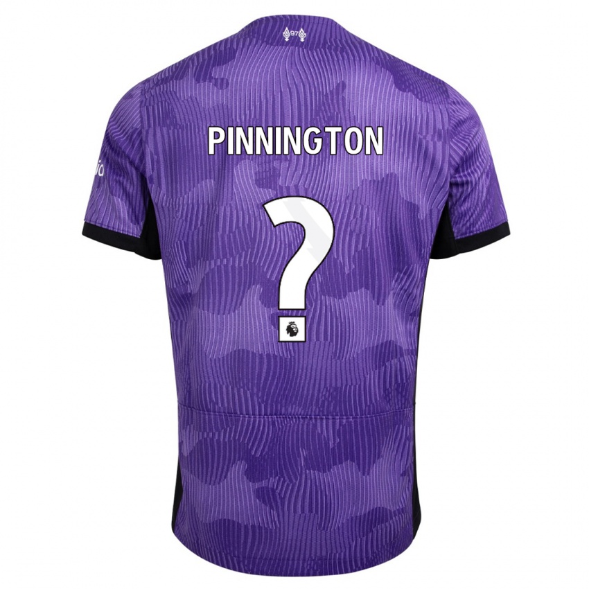 Mænd Carter Pinnington #0 Lilla Tredje Sæt Spillertrøjer 2023/24 Trøje T-Shirt