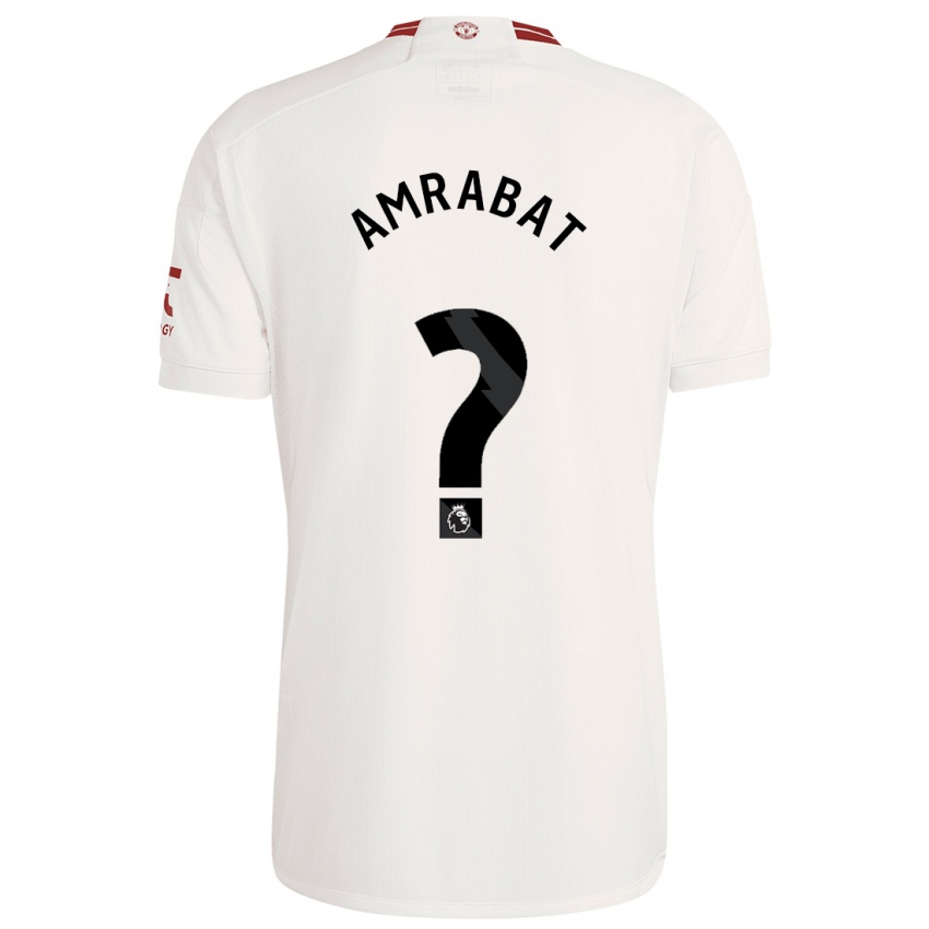 Mænd Sofyan Amrabat #0 Hvid Tredje Sæt Spillertrøjer 2023/24 Trøje T-Shirt