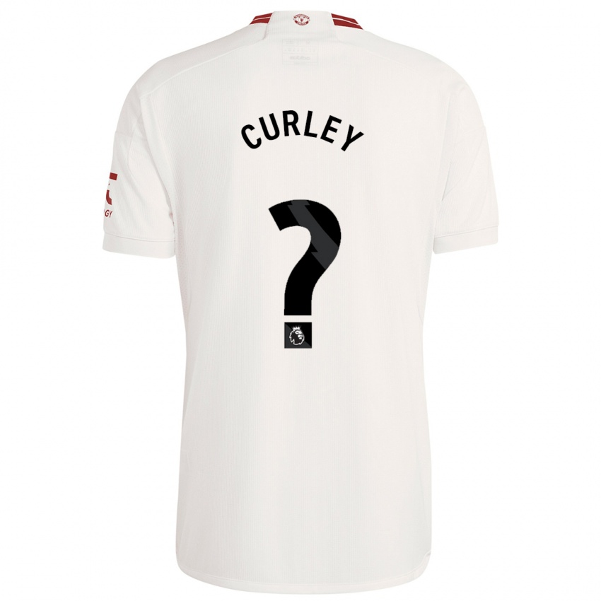 Mænd Ruben Curley #0 Hvid Tredje Sæt Spillertrøjer 2023/24 Trøje T-Shirt