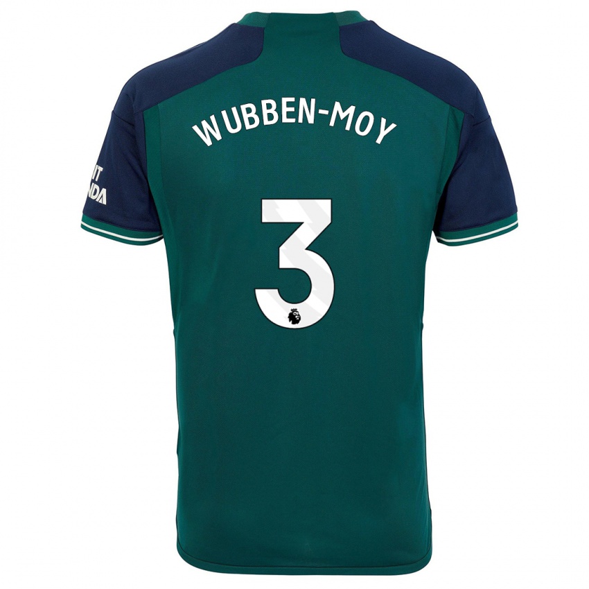 Mænd Lotte Wubben-Moy #3 Grøn Tredje Sæt Spillertrøjer 2023/24 Trøje T-Shirt