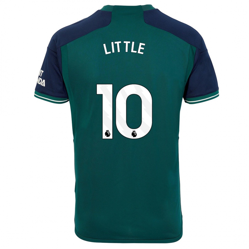 Mænd Kim Little #10 Grøn Tredje Sæt Spillertrøjer 2023/24 Trøje T-Shirt