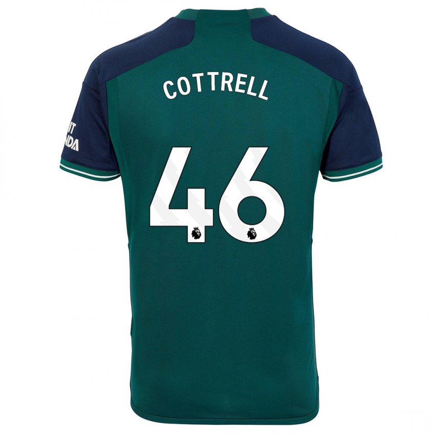 Mænd Ben Cottrell #46 Grøn Tredje Sæt Spillertrøjer 2023/24 Trøje T-Shirt