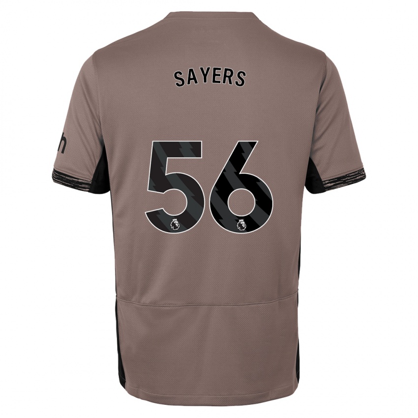 Mænd Charlie Sayers #56 Mørk Beige Tredje Sæt Spillertrøjer 2023/24 Trøje T-Shirt