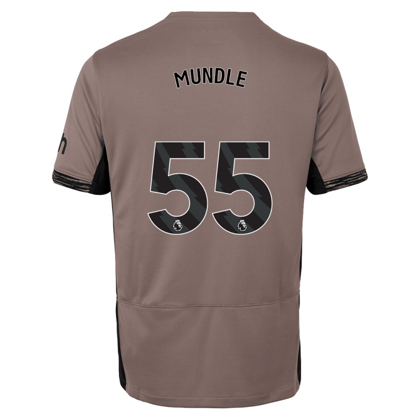 Mænd Romaine Mundle #55 Mørk Beige Tredje Sæt Spillertrøjer 2023/24 Trøje T-Shirt