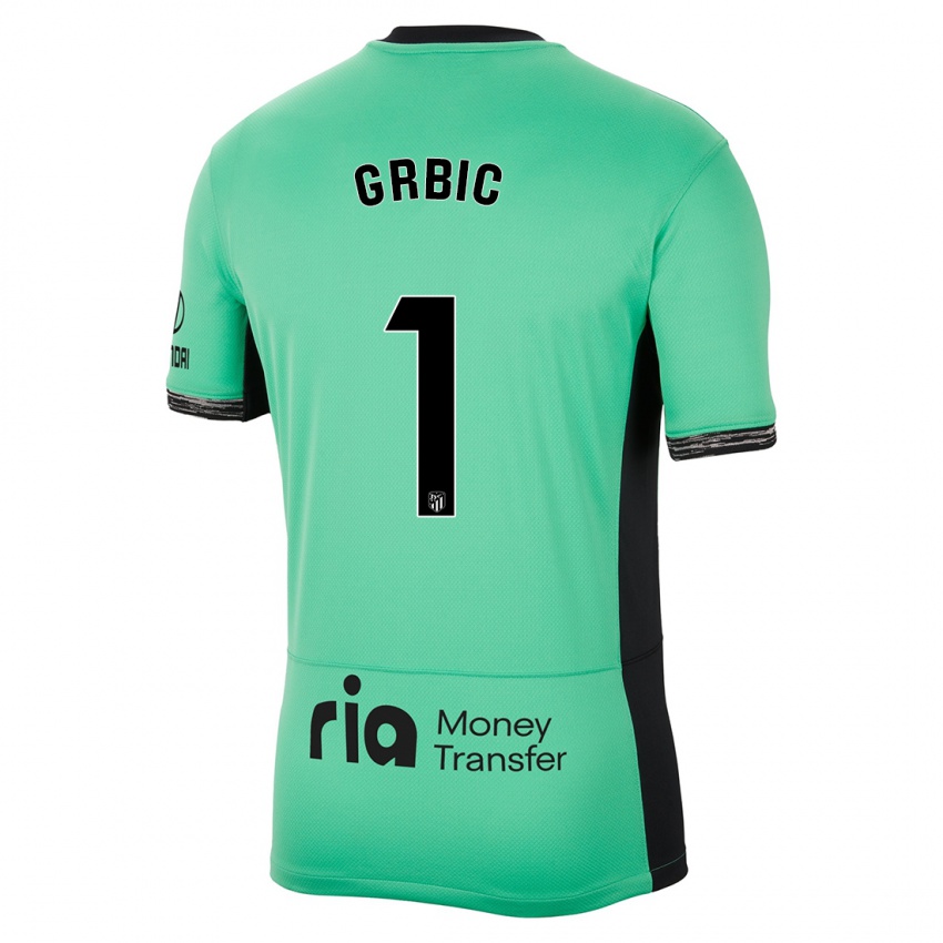 Mænd Ivo Grbic #1 Forårsgrøn Tredje Sæt Spillertrøjer 2023/24 Trøje T-Shirt
