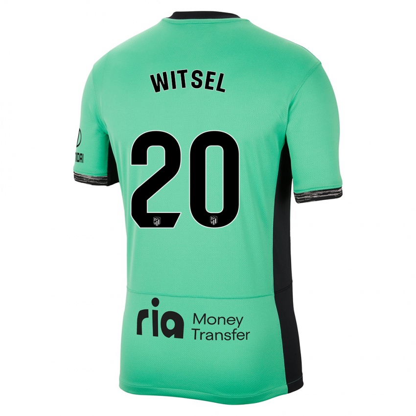 Mænd Axel Witsel #20 Forårsgrøn Tredje Sæt Spillertrøjer 2023/24 Trøje T-Shirt