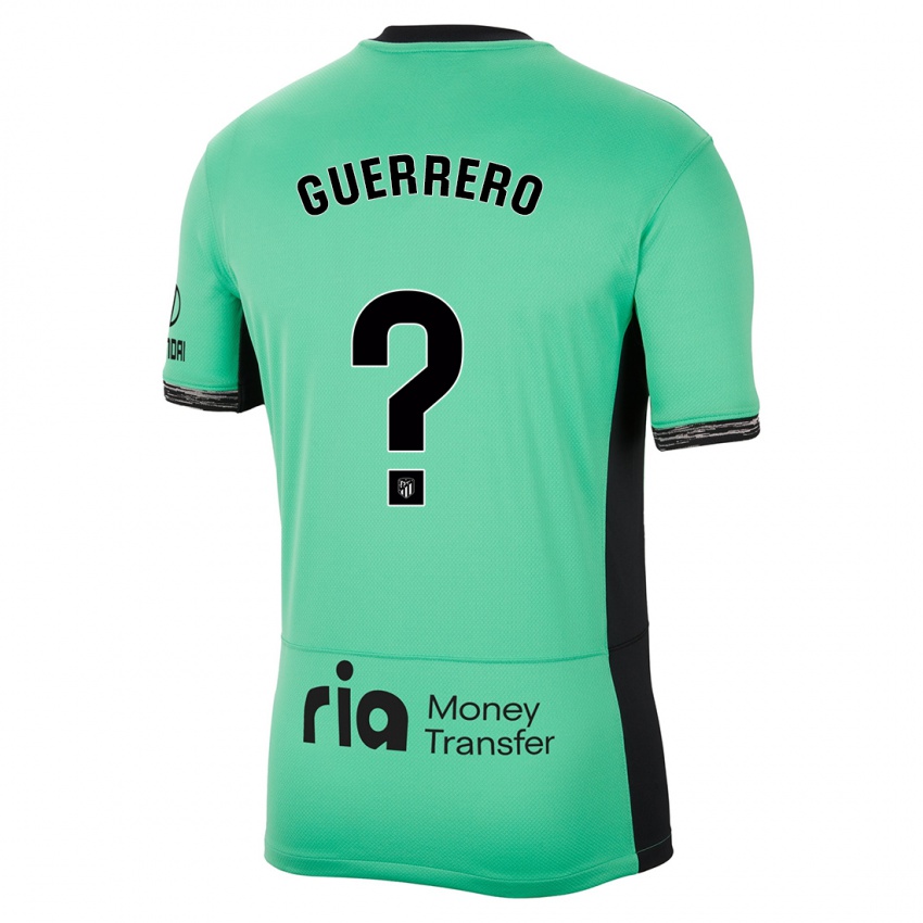 Mænd Sergio Guerrero #0 Forårsgrøn Tredje Sæt Spillertrøjer 2023/24 Trøje T-Shirt