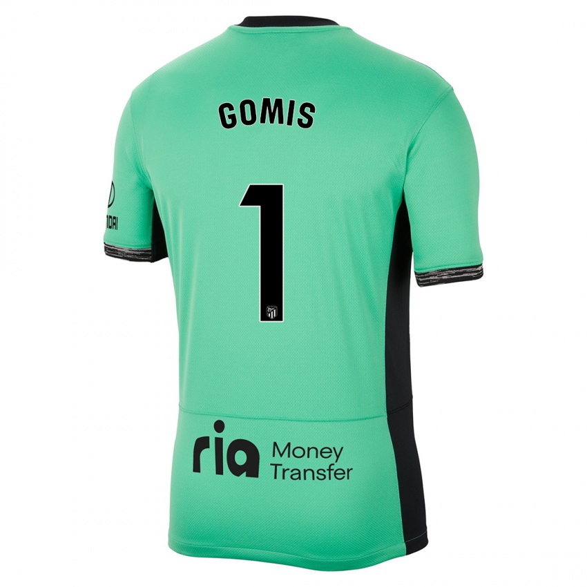 Mænd Antonio Gomis #1 Forårsgrøn Tredje Sæt Spillertrøjer 2023/24 Trøje T-Shirt