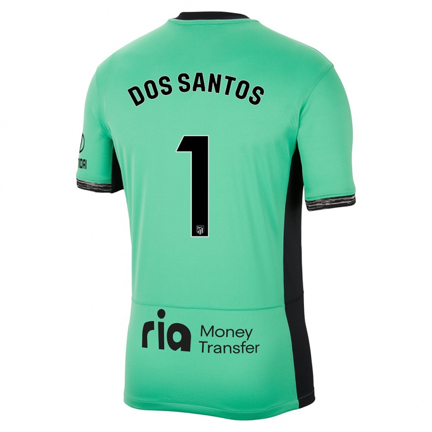 Mænd Alex Dos Santos #1 Forårsgrøn Tredje Sæt Spillertrøjer 2023/24 Trøje T-Shirt