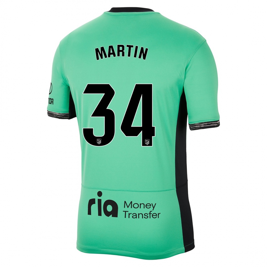 Mænd Carlos Martin #34 Forårsgrøn Tredje Sæt Spillertrøjer 2023/24 Trøje T-Shirt