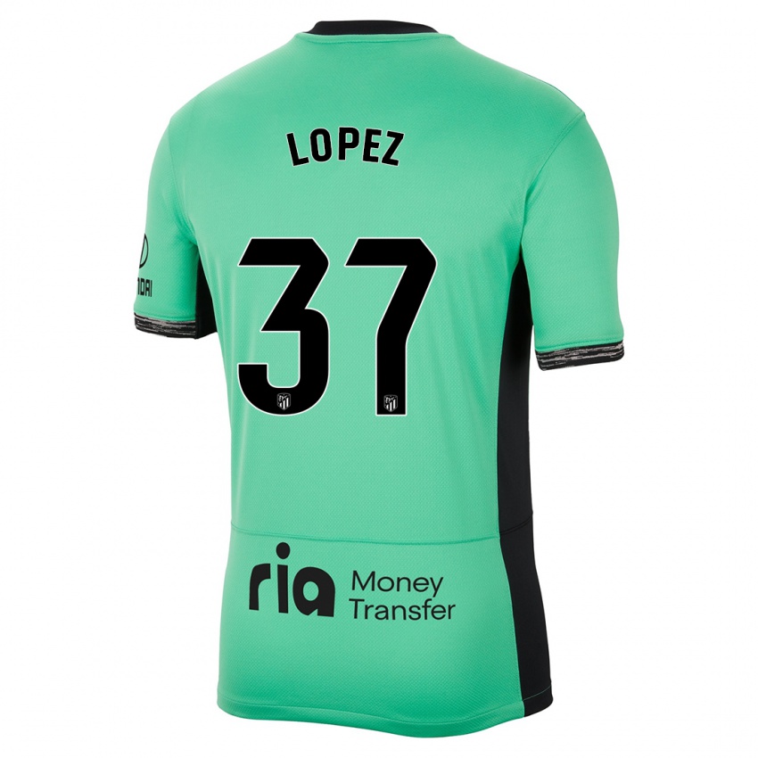 Mænd Alex Lopez #37 Forårsgrøn Tredje Sæt Spillertrøjer 2023/24 Trøje T-Shirt
