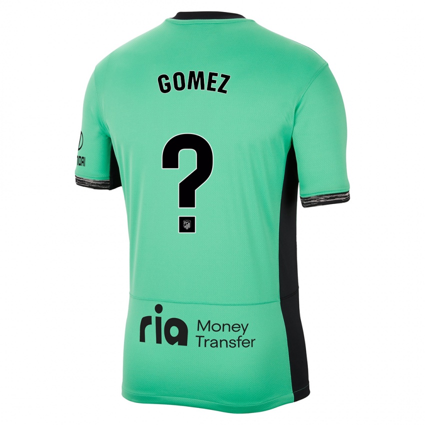 Mænd Jesus Gomez #0 Forårsgrøn Tredje Sæt Spillertrøjer 2023/24 Trøje T-Shirt