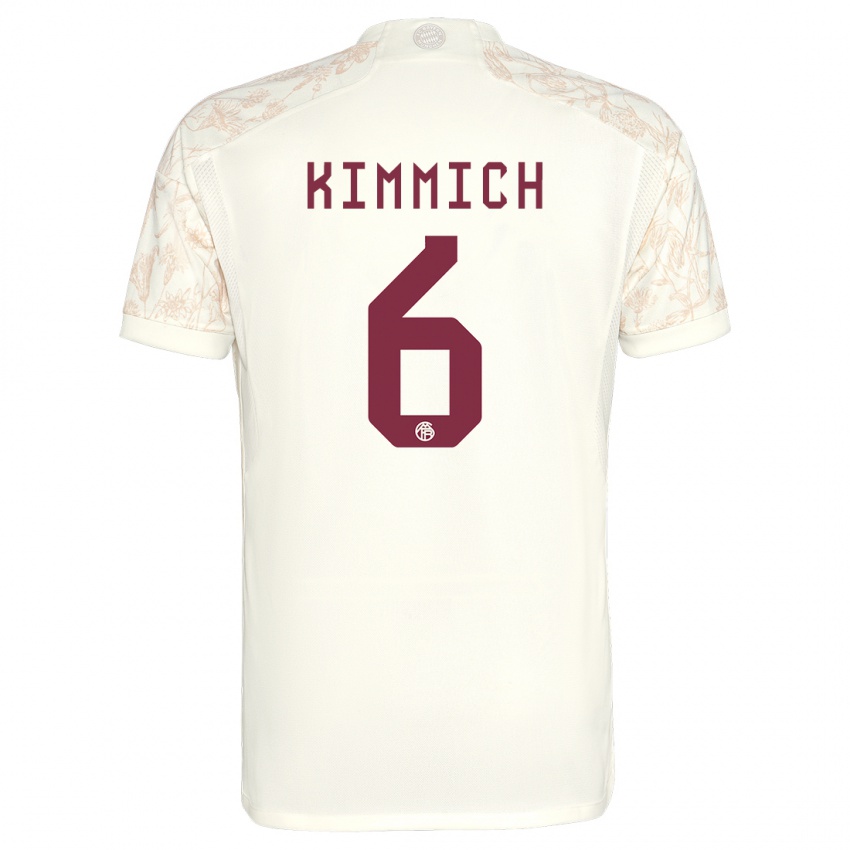 Mænd Joshua Kimmich #6 Off White Tredje Sæt Spillertrøjer 2023/24 Trøje T-Shirt