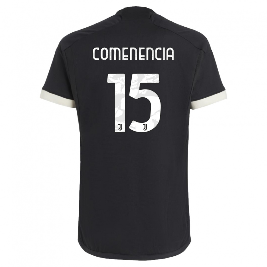 Mænd Livano Comenencia #15 Sort Tredje Sæt Spillertrøjer 2023/24 Trøje T-Shirt