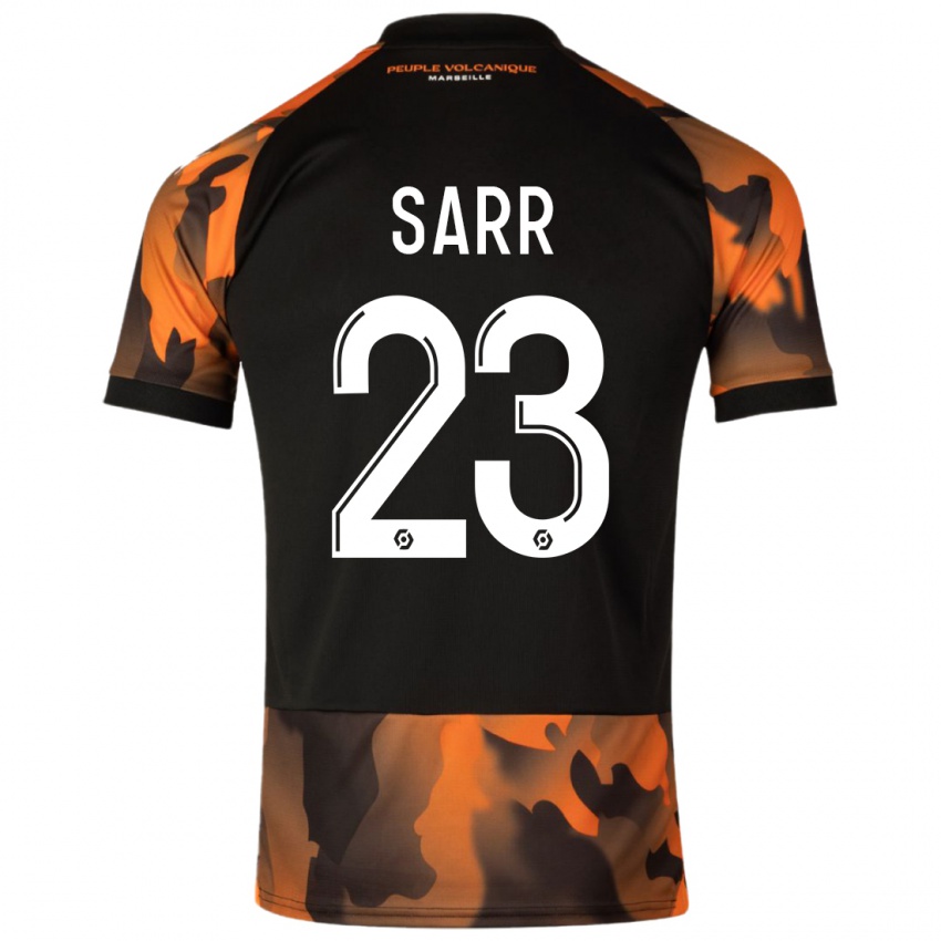 Mænd Ismaïla Sarr #23 Sort Orange Tredje Sæt Spillertrøjer 2023/24 Trøje T-Shirt
