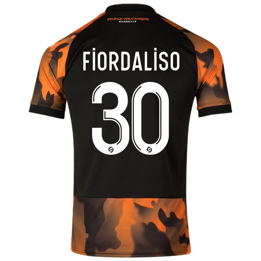 Mænd Thelma Fiordaliso #30 Sort Orange Tredje Sæt Spillertrøjer 2023/24 Trøje T-Shirt