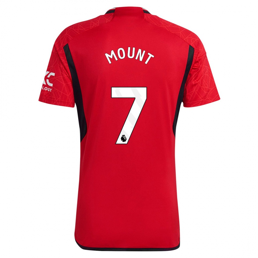 Kvinder Mason Mount #7 Rød Hjemmebane Spillertrøjer 2023/24 Trøje T-Shirt