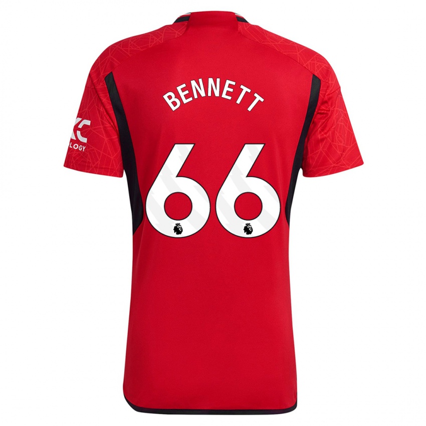 Kvinder Rhys Bennett #66 Rød Hjemmebane Spillertrøjer 2023/24 Trøje T-Shirt