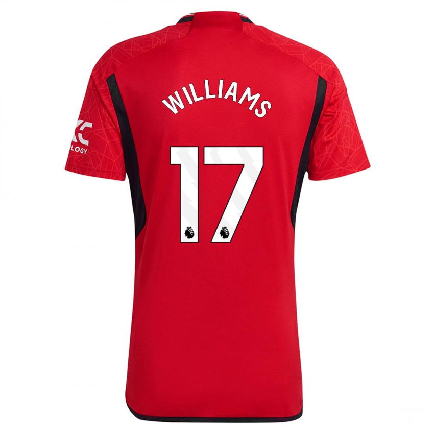 Kvinder Rachel Williams #17 Rød Hjemmebane Spillertrøjer 2023/24 Trøje T-Shirt