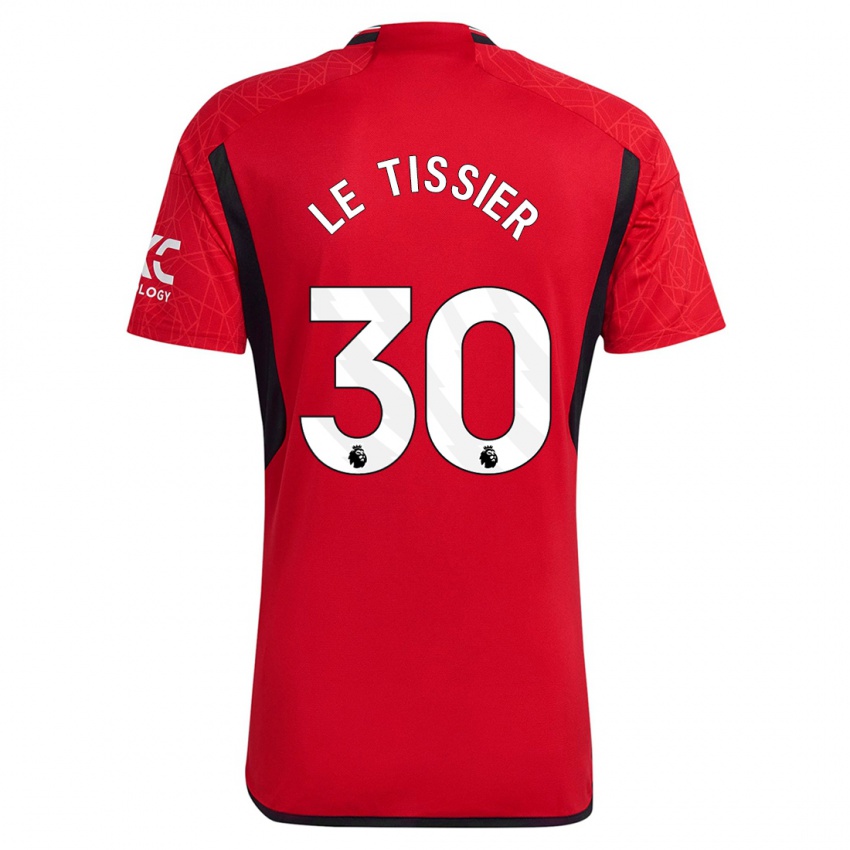 Kvinder Maya Le Tissier #30 Rød Hjemmebane Spillertrøjer 2023/24 Trøje T-Shirt