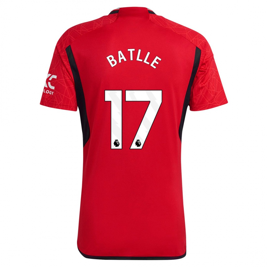 Kvinder Ona Batlle #17 Rød Hjemmebane Spillertrøjer 2023/24 Trøje T-Shirt
