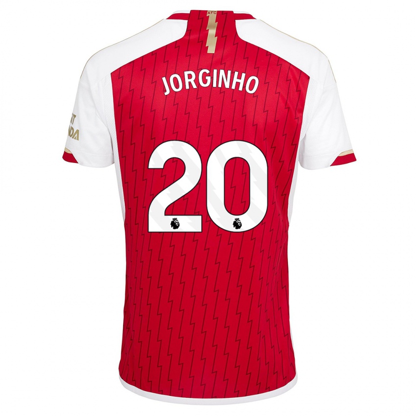 Kvinder Jorginho #20 Rød Hjemmebane Spillertrøjer 2023/24 Trøje T-Shirt