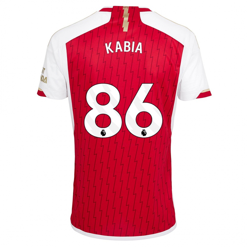 Kvinder Ismeal Kabia #86 Rød Hjemmebane Spillertrøjer 2023/24 Trøje T-Shirt