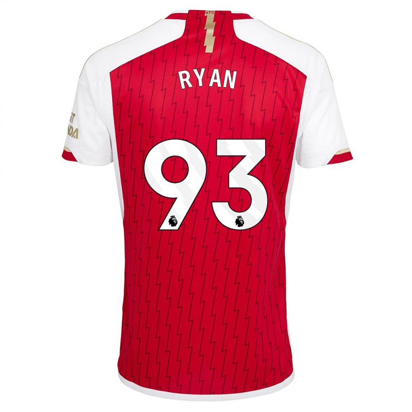 Kvinder Kamarni Ryan #93 Rød Hjemmebane Spillertrøjer 2023/24 Trøje T-Shirt