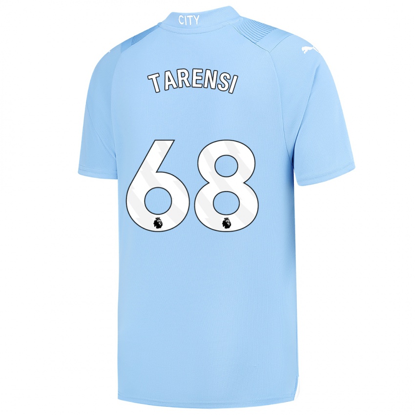 Kvinder Oscar Tarensi #68 Lyseblå Hjemmebane Spillertrøjer 2023/24 Trøje T-Shirt