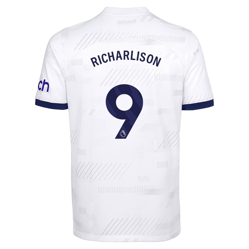 Kvinder Richarlison #9 Hvid Hjemmebane Spillertrøjer 2023/24 Trøje T-Shirt