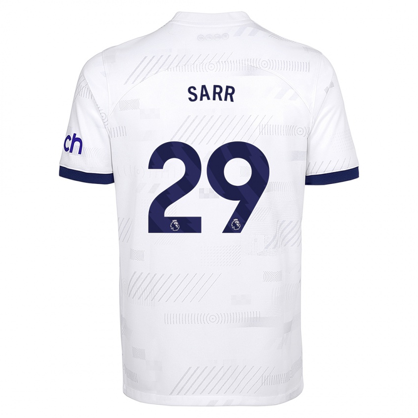 Kvinder Pape Matar Sarr #29 Hvid Hjemmebane Spillertrøjer 2023/24 Trøje T-Shirt