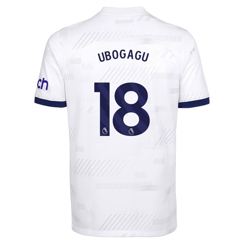 Kvinder Chioma Ubogagu #18 Hvid Hjemmebane Spillertrøjer 2023/24 Trøje T-Shirt