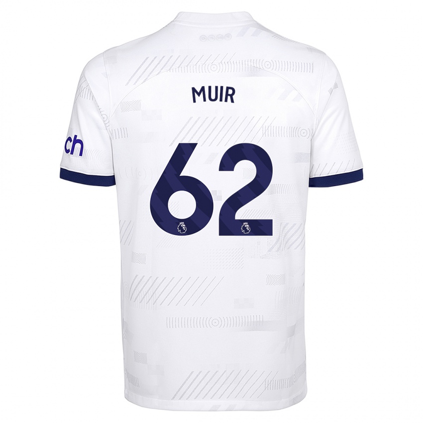Kvinder Marqes Muir #62 Hvid Hjemmebane Spillertrøjer 2023/24 Trøje T-Shirt