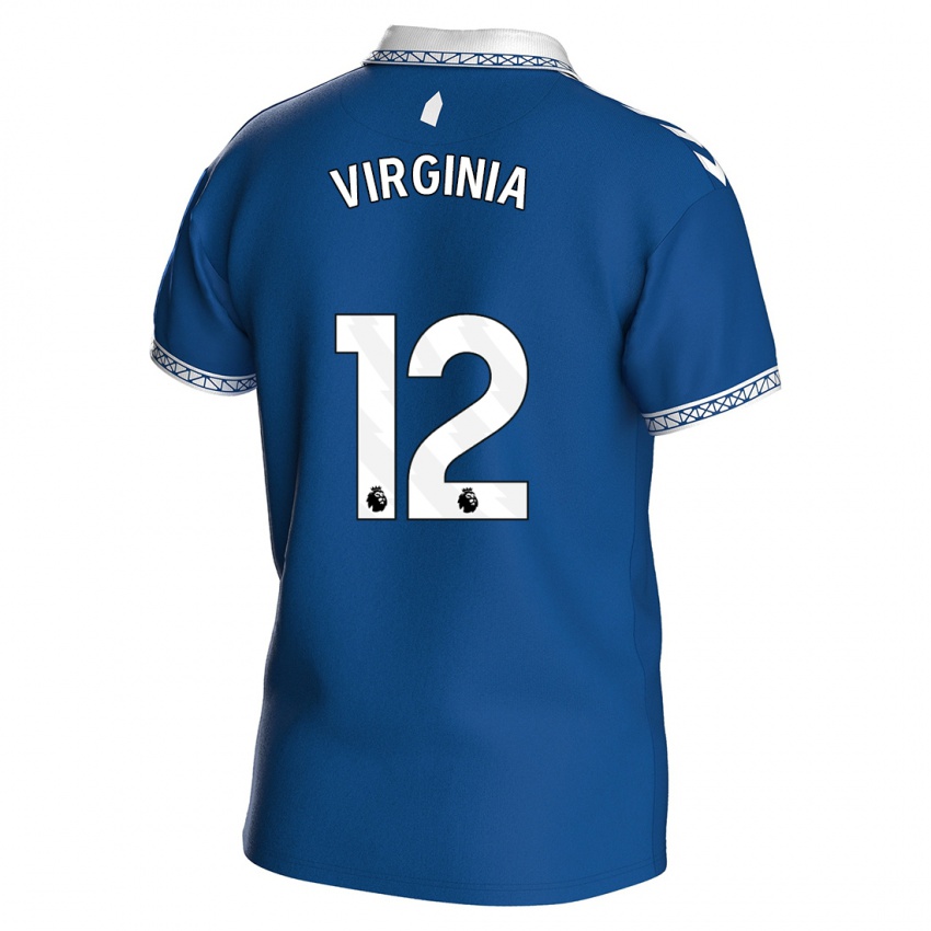Kvinder Joao Virginia #12 Kongeblå Hjemmebane Spillertrøjer 2023/24 Trøje T-Shirt