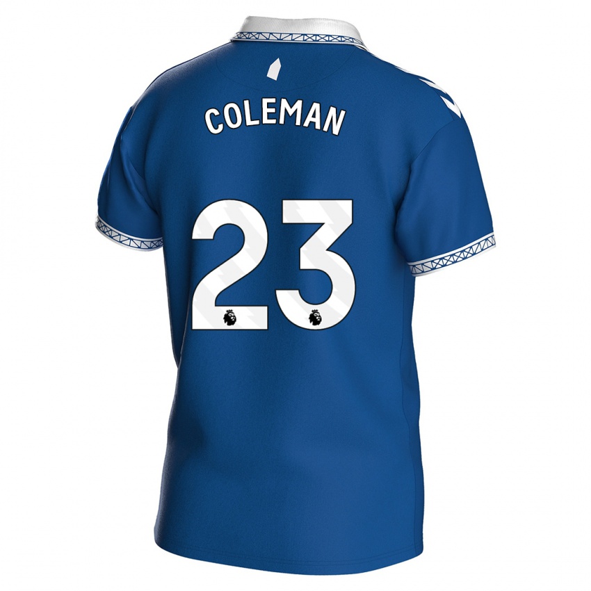 Kvinder Seamus Coleman #23 Kongeblå Hjemmebane Spillertrøjer 2023/24 Trøje T-Shirt