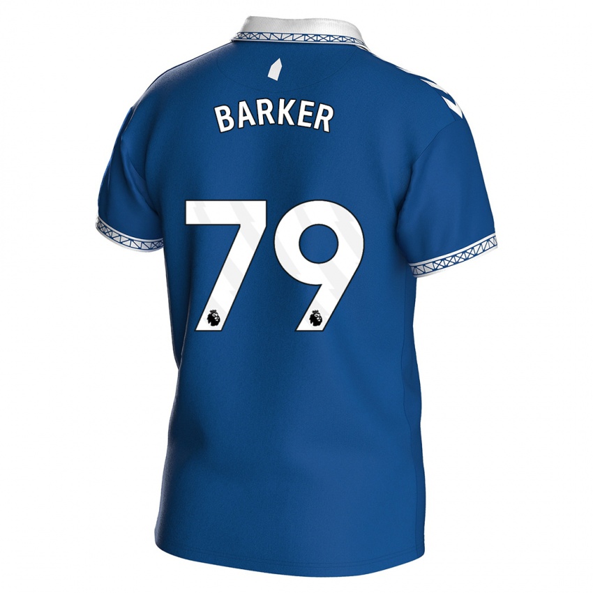 Kvinder Owen Barker #79 Kongeblå Hjemmebane Spillertrøjer 2023/24 Trøje T-Shirt