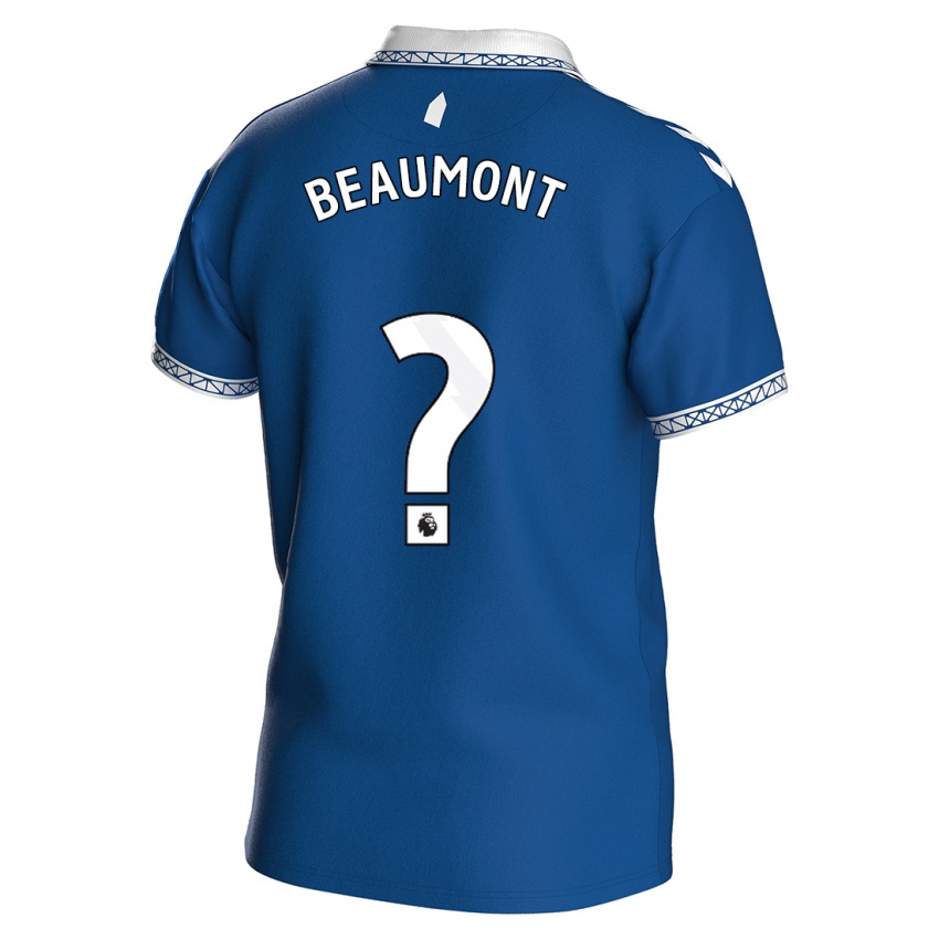 Kvinder Jacob Beaumont Clark #0 Kongeblå Hjemmebane Spillertrøjer 2023/24 Trøje T-Shirt