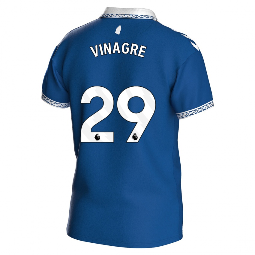 Kvinder Ruben Vinagre #29 Kongeblå Hjemmebane Spillertrøjer 2023/24 Trøje T-Shirt