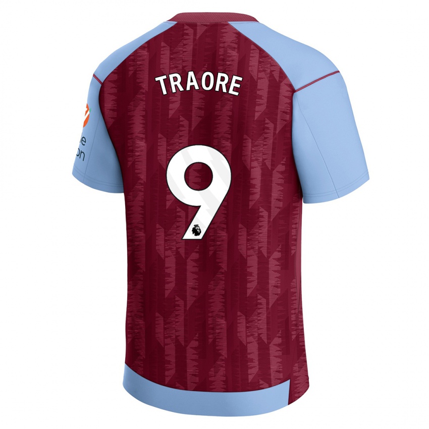 Kvinder Bertrand Traore #9 Klaret Blå Hjemmebane Spillertrøjer 2023/24 Trøje T-Shirt