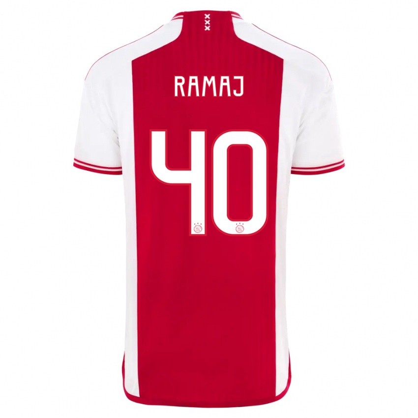 Kvinder Diant Ramaj #40 Rød Hvid Hjemmebane Spillertrøjer 2023/24 Trøje T-Shirt
