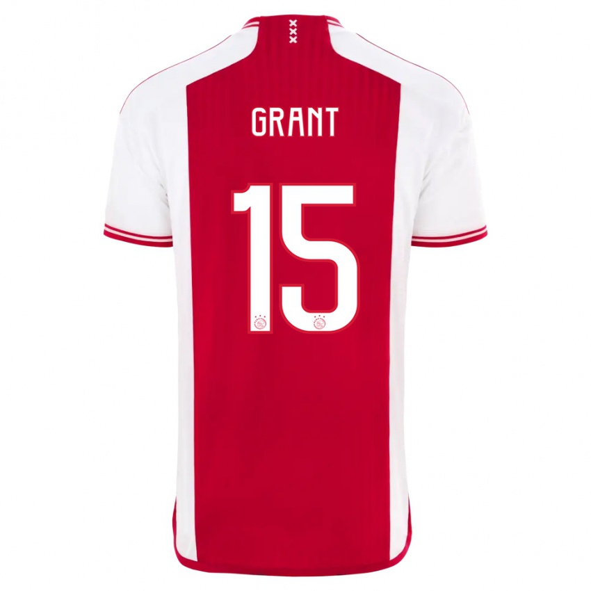 Kvinder Chasity Grant #15 Rød Hvid Hjemmebane Spillertrøjer 2023/24 Trøje T-Shirt