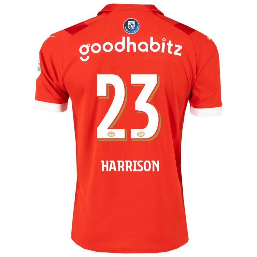 Kvinder Amy Harrison #23 Rød Hjemmebane Spillertrøjer 2023/24 Trøje T-Shirt