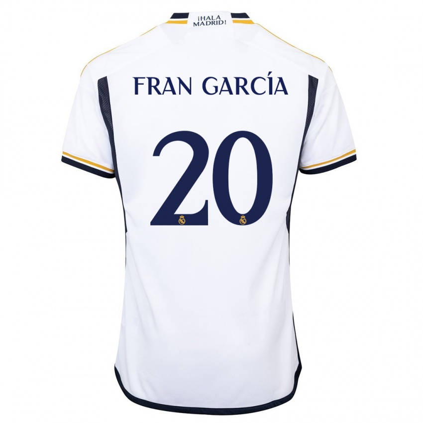 Kvinder Fran García #20 Hvid Hjemmebane Spillertrøjer 2023/24 Trøje T-Shirt