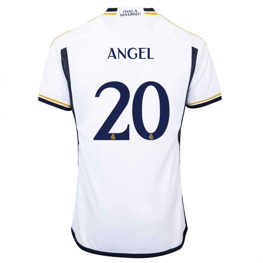 Kvinder Manuel Angel #20 Hvid Hjemmebane Spillertrøjer 2023/24 Trøje T-Shirt