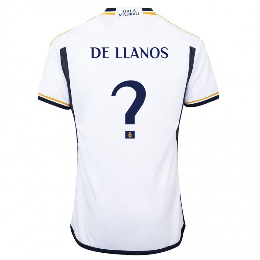 Kvinder Hugo De Llanos #0 Hvid Hjemmebane Spillertrøjer 2023/24 Trøje T-Shirt