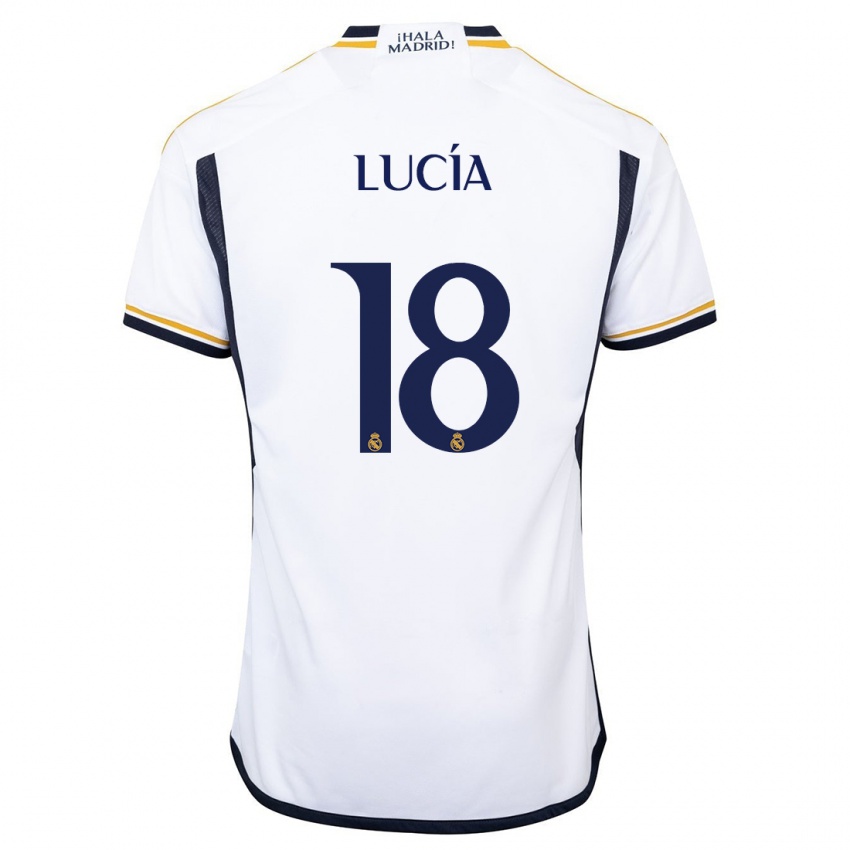 Kvinder Lucia Rodriguez #18 Hvid Hjemmebane Spillertrøjer 2023/24 Trøje T-Shirt