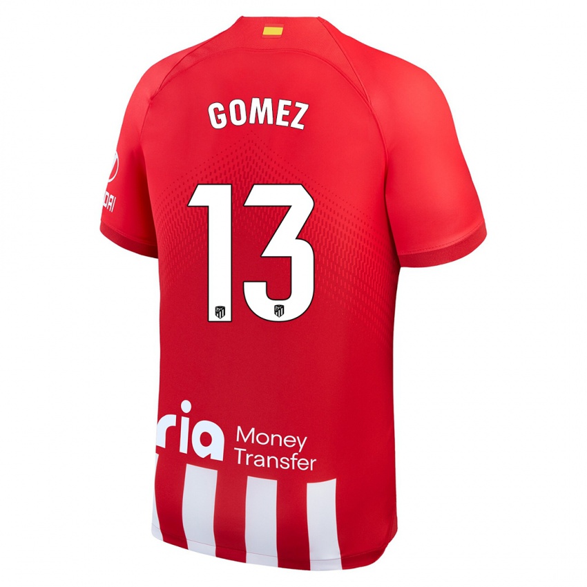 Kvinder Christian Gomez #13 Rød Hvid Hjemmebane Spillertrøjer 2023/24 Trøje T-Shirt